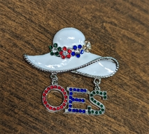 OES Lady Brooch - Hat